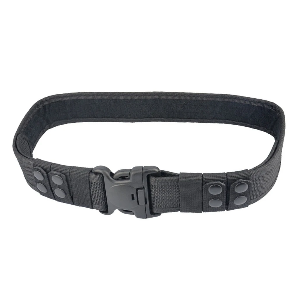 

High Quality Tactical Security Guard Paramedic Army Police Duty Utility Belt Black