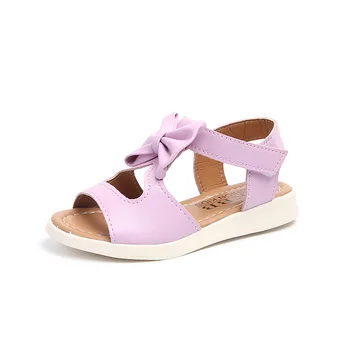 

2 3 4 5 6 7 8 9 10 11 12 Years Kids Little Baby Girls Summer Bow White Princess Sandals For Teens Girls School Sandals New Shoes