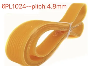 

1PCS 6PL1024 Pitch:4.8mm PU Ribbed Belt Multi-groove belt