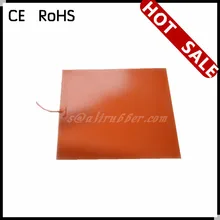 Силиконовый нагреватель кровать 24V 450X450 MM для Kossel Pro 3D-принтеры установки с 100 к термистор и 3 м клейкие ленты