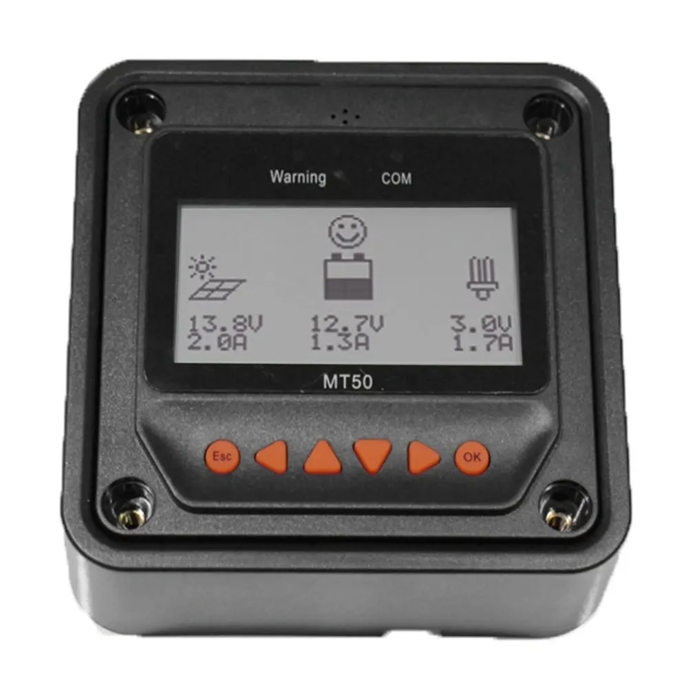 

Solar System Controller MT-50 Remote Meter LCD Display Device For Landstar Viewstar Tracer Charge Black MPPT Tracer Backlight