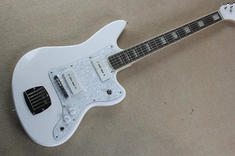 

Free shipping good quality Jazzmaster white electric guitar can customize according to the demand for electric guitar -15-1-1