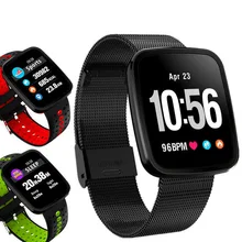 V6 Pro смарт-браслет монитор сердечного ритма Фитнес трекер Браслет крови кислородом Давление монитор для IOS телефонов Android