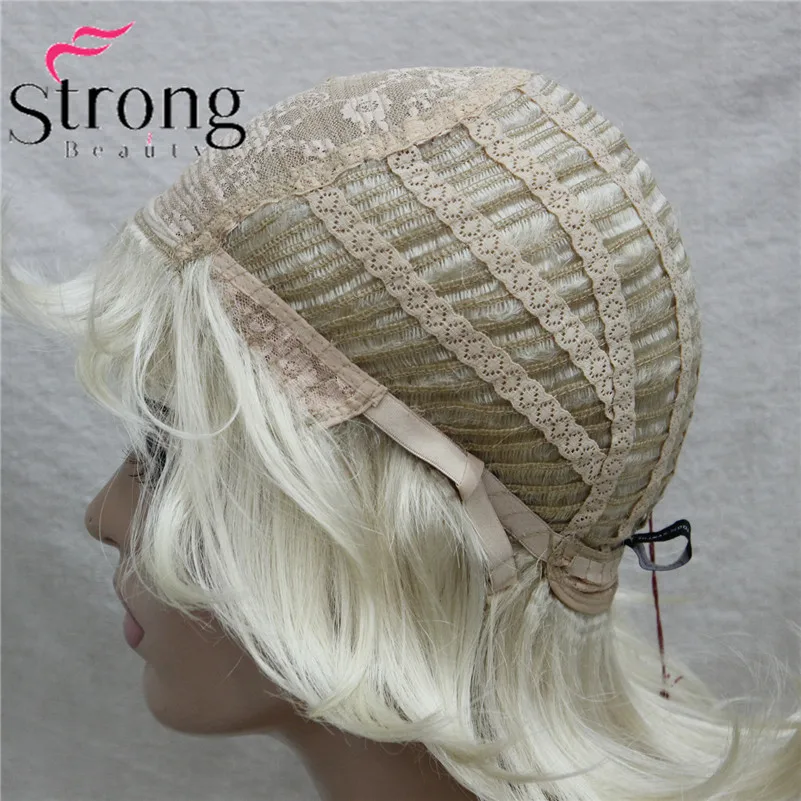 StrongBeauty короткие Многослойные блонд Классическая шапочка полный синтетический