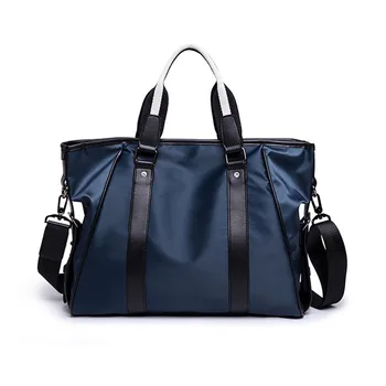 

Men Shoulder Bag Waterproof Laptop Briefcase Messenger 15.6 Inch Business Office Bag Nylon Laptop Bag for Men Slim Briefcase