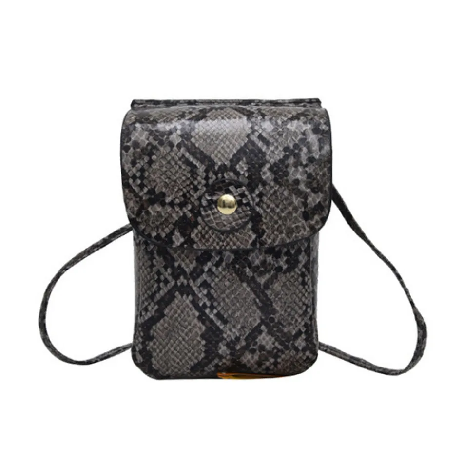 

Waist Bag Chest Bag Waist Pack Women Snake Print Single Shoulder Crossbody Bags Women Female Belt Bags Phone Pouch