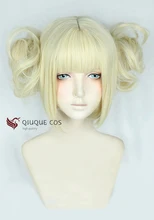 My Hero Academia Boku no Hiro Akademia Himiko Toga Short Light Blonde Heat Resistant Cosplay Costume Wig + Track + Cap My Hero Academia Boku no Hiro Akademia Himiko Toga Short Light Blonde Heat Resistant Cosplay Costume Wig + Track + Cap