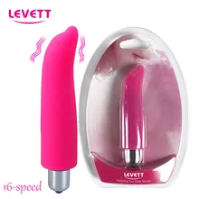 LEVETT 16 Speeds Mini Vibrator Sex Toys For Woman Finger Adult Toys Sex Machine Dildo Vibrator G-spot Clitoral Erotic Products