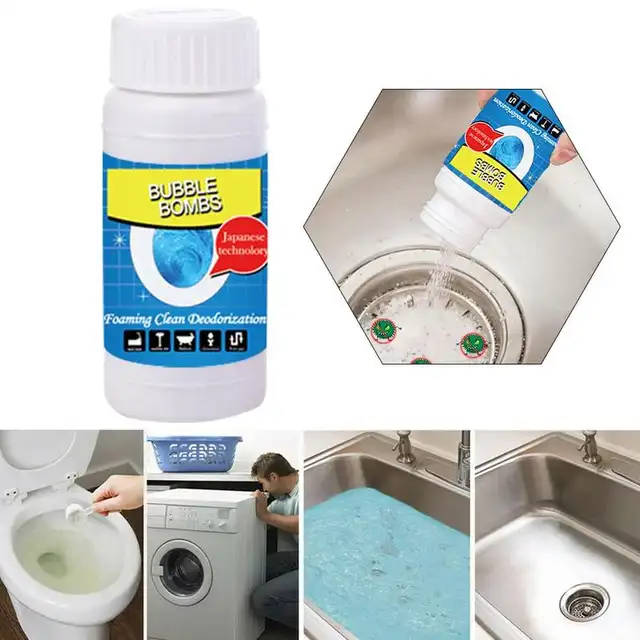 Quick Foaming Toilet Cleaner Detergent Universal Dredging Artifact Toilet Cleaner Sink Drain Cleaners Sticks Deodorant Cleaner