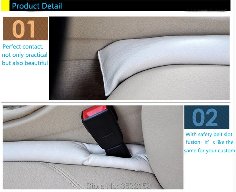 

1pcs Car Styling Seat Gap Pad Leak Proof Plate Plug Car Accessories For Buick regal excelle encore lacrosse rendezvous regal gs