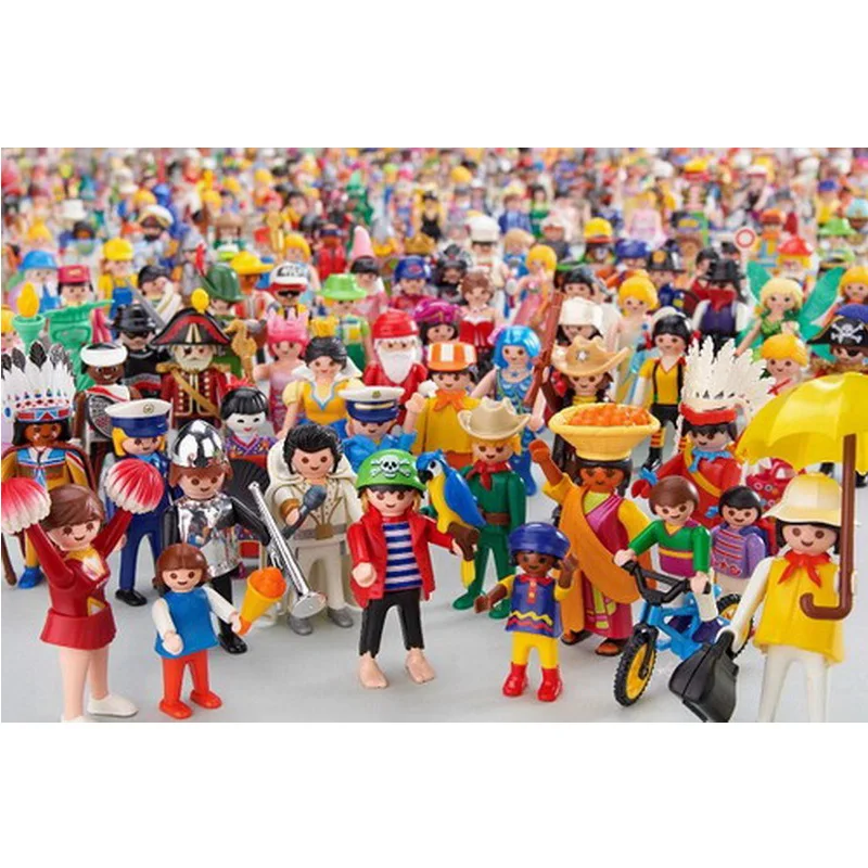 9 стилей Playmobil 1.2.3 большой зоопарк Детский Азиатский корпус для животных Возьмите