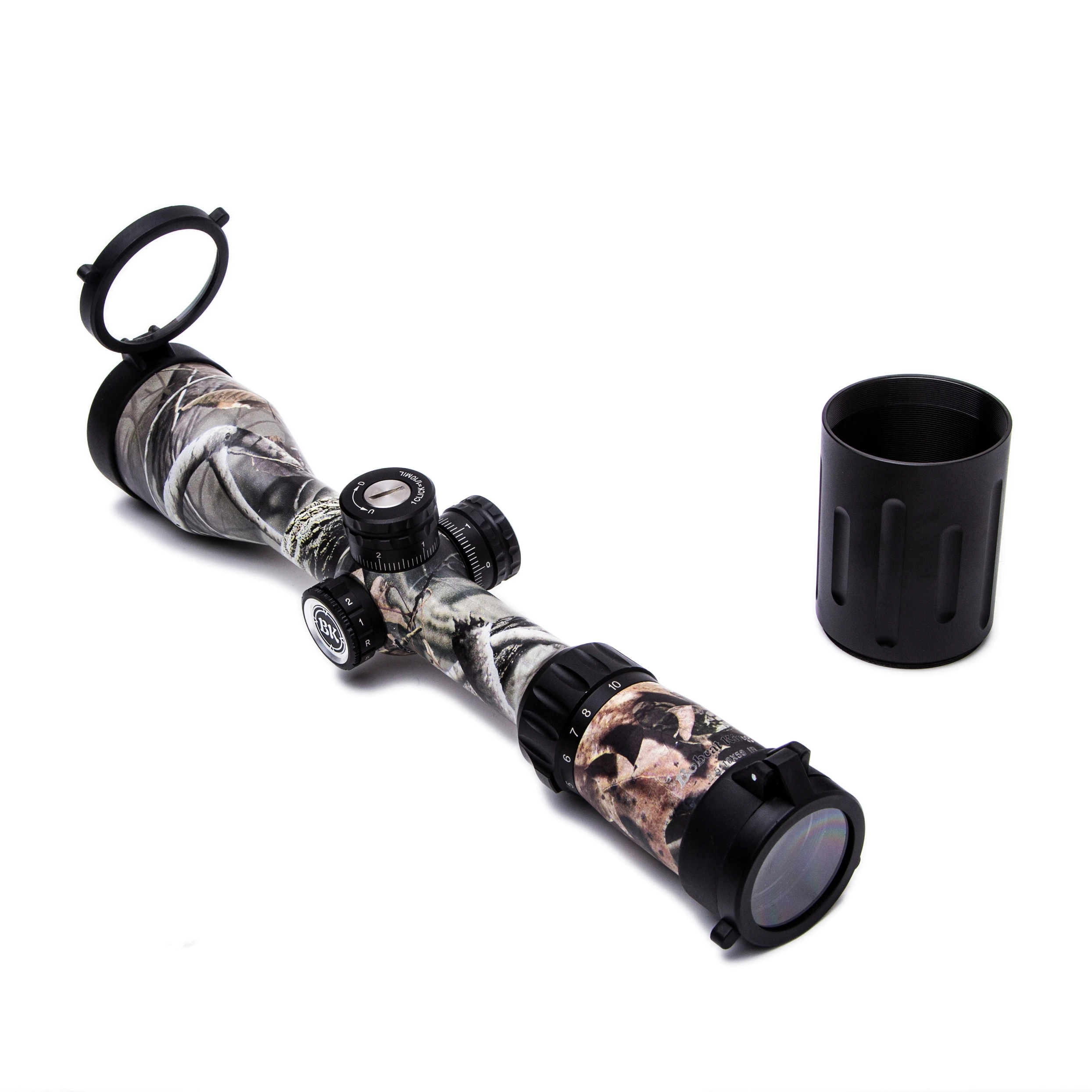 Bobcat King Optics BK 2,5-10x50 IR диаметр короткий оптический прицел с подсветкой охотничий прицел со стеклом Улучшенная сетка быстрый фокус