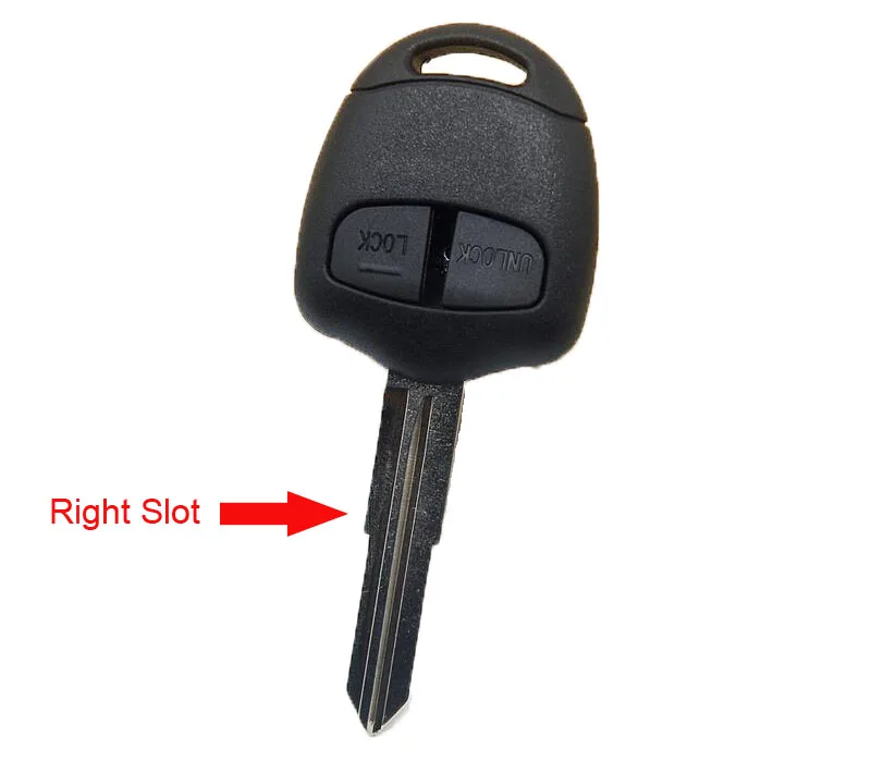 Бесключевой вход 2 кнопки Замена дистанционного ключа оболочки чехол для Mitsubishi Lancer Outlander автомобильный ключ крышка 5 шт./партия