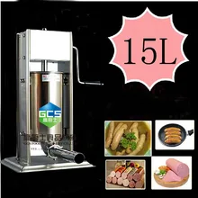 15L руководство колбаса писака машина колбаса наполнителя