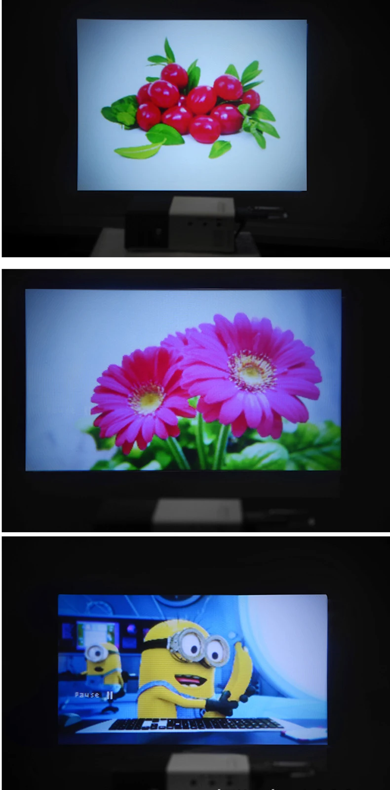 Salange YG300 мини-проектор 600 люмен 3,5 мм аудио 320x240 пикселей YG-300 HDMI USB светодиодный проектор домашний медиа плеер
