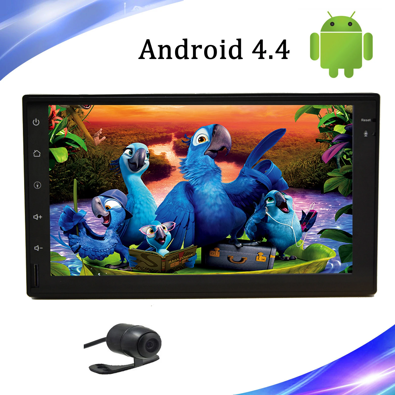 Excellent 1080P No-DVD System GPS Stereo WiFi Android 5.1 Car Radio FM OBD2 Navigation PC Video Camera Touchscreen USB 4-CORE 12
