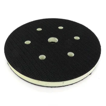 

6 Inch 150mm 7-Hole PU Foam Interface Pad for Hook and Loop Sanding Disc Backing Pad Polishing Power Sander Accessories