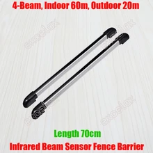 4 Луч Крытый 60 м Открытый 20 м Фотоэлектрические инфракрасный барьер ИК забор Сенсор детектор окна, двери ворота вторжений Периметр сигнал тревоги