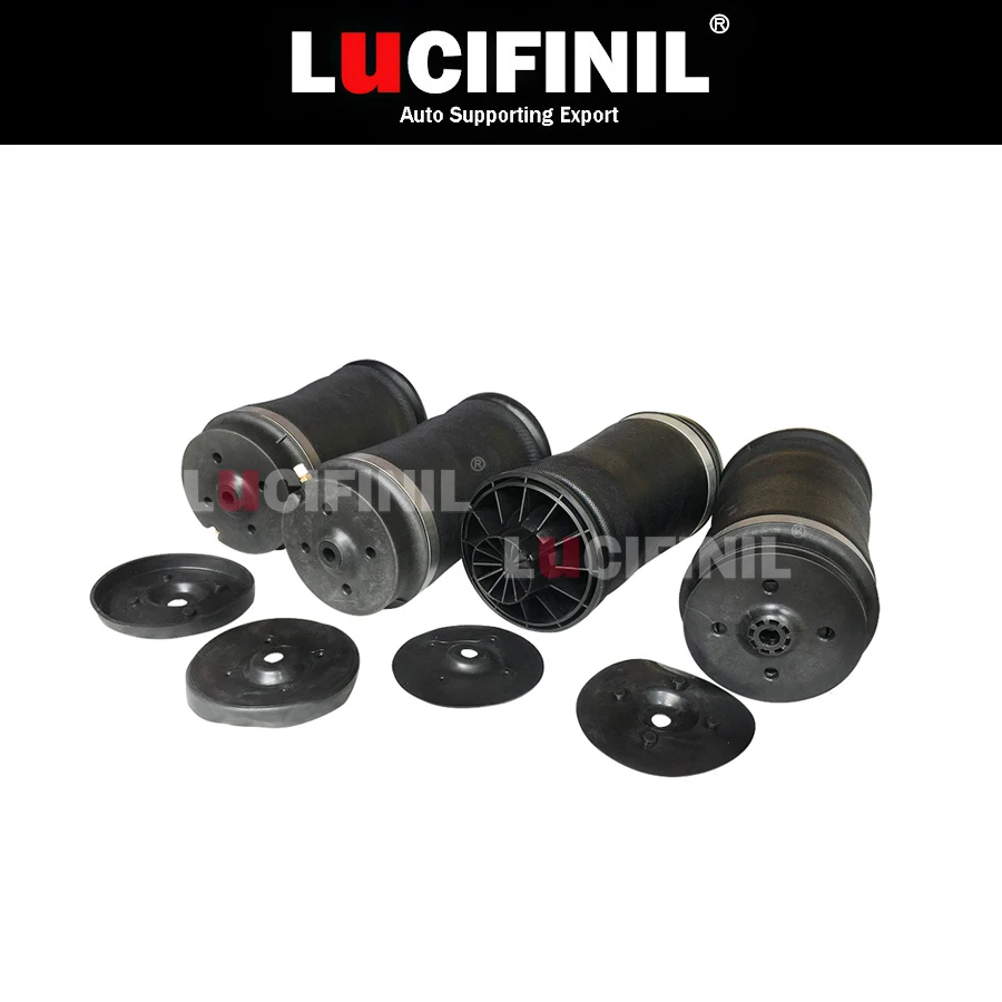 

LuCIFINIL 4PCS Mercedes W164 GL W166 X164 ML Rear Air Suspension Spring Air Strut Repair Kit 1643200625 1643201025