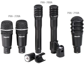 

Superlux DRKA3C2 Instrument microphone portable drum kit set 5pcs drum microphone set