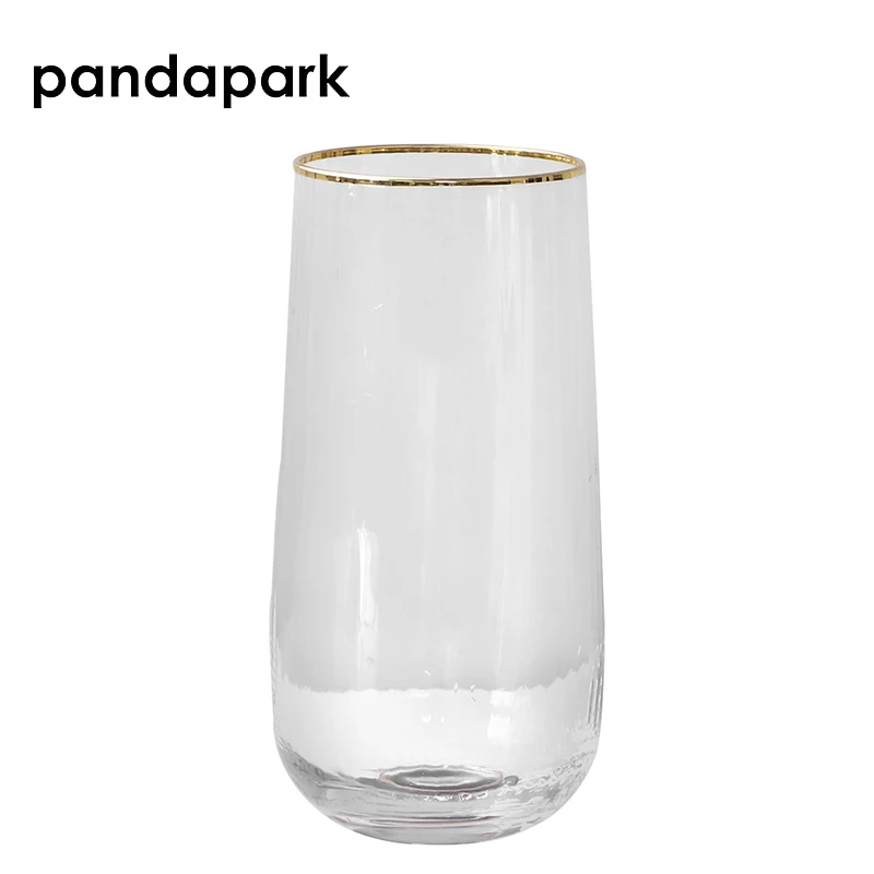 Pandapark 2018 новая стеклянная бутылка с золотыми краями стаканы для красного вина