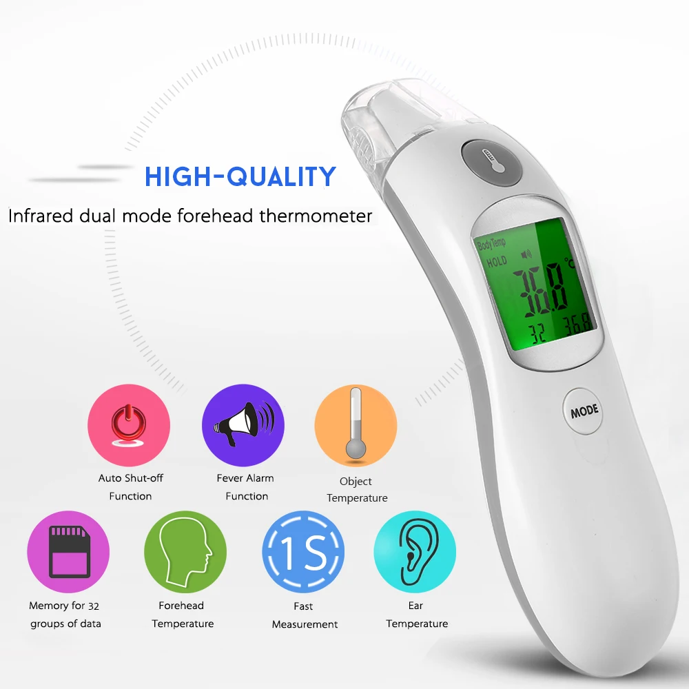 Цифровой инфракрасный термометр для ребенка лоб средства ухода за кожей поверхности ручной измерители температуры Temometer измерения