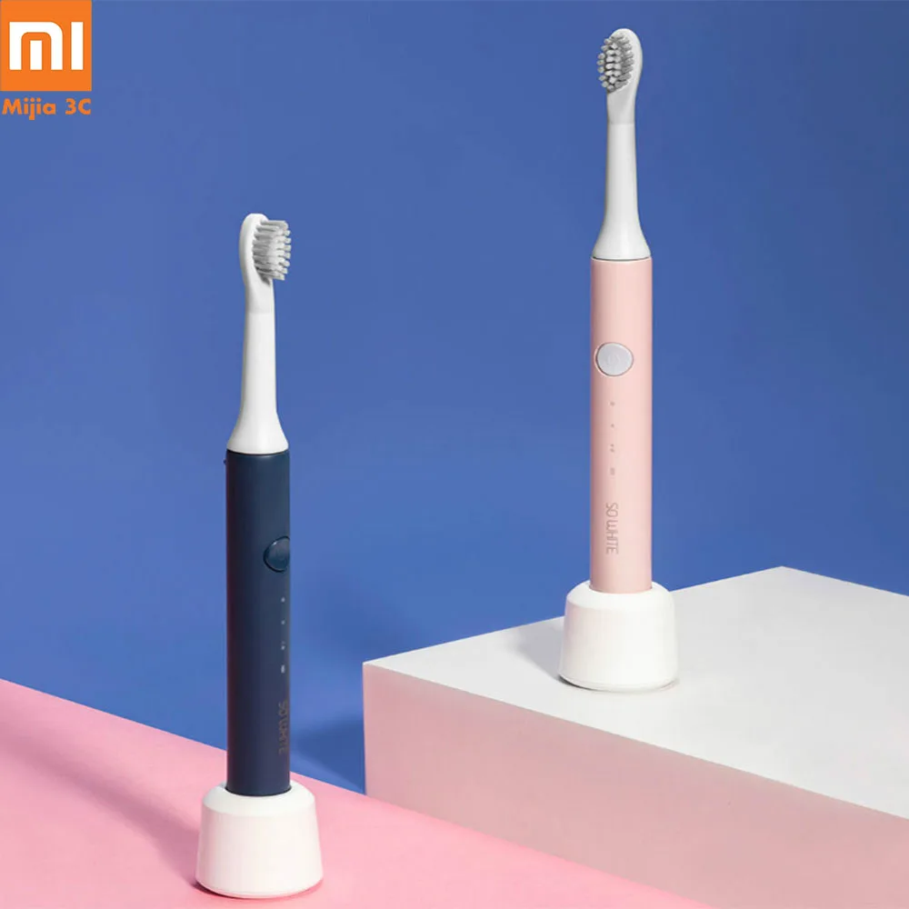 

Xiaomi Mijia SO WHITE Sonic Electric Toothbrush IPX7 Waterproof Deep Clean Inductive Charging Acoustic Vibration Cleaning