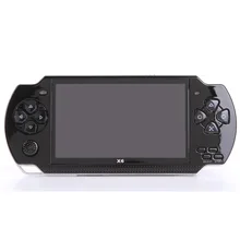 5 шт. x6 портативная игровая консоль 4,3 дюймов экран mp4 плеер MP5 игровой плеер реальная 8 гб поддержка для psp игры, камеры, видео, электронной книги