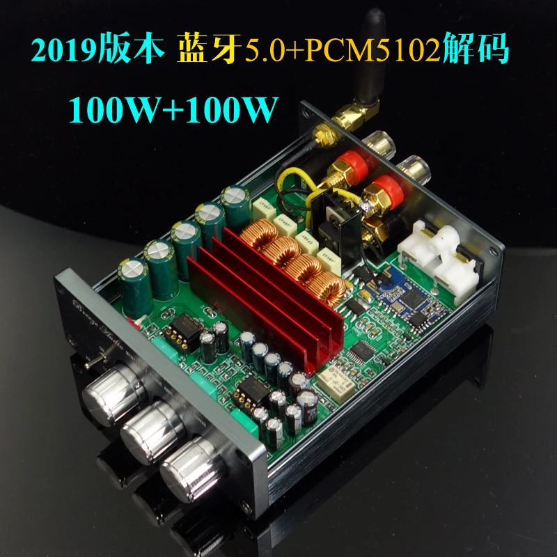 2019 Новый HiFi TPA3116 100 Вт + Bluetooth 5 0 PCM5102 DAC декодер 2 стерео цифровой усилитель