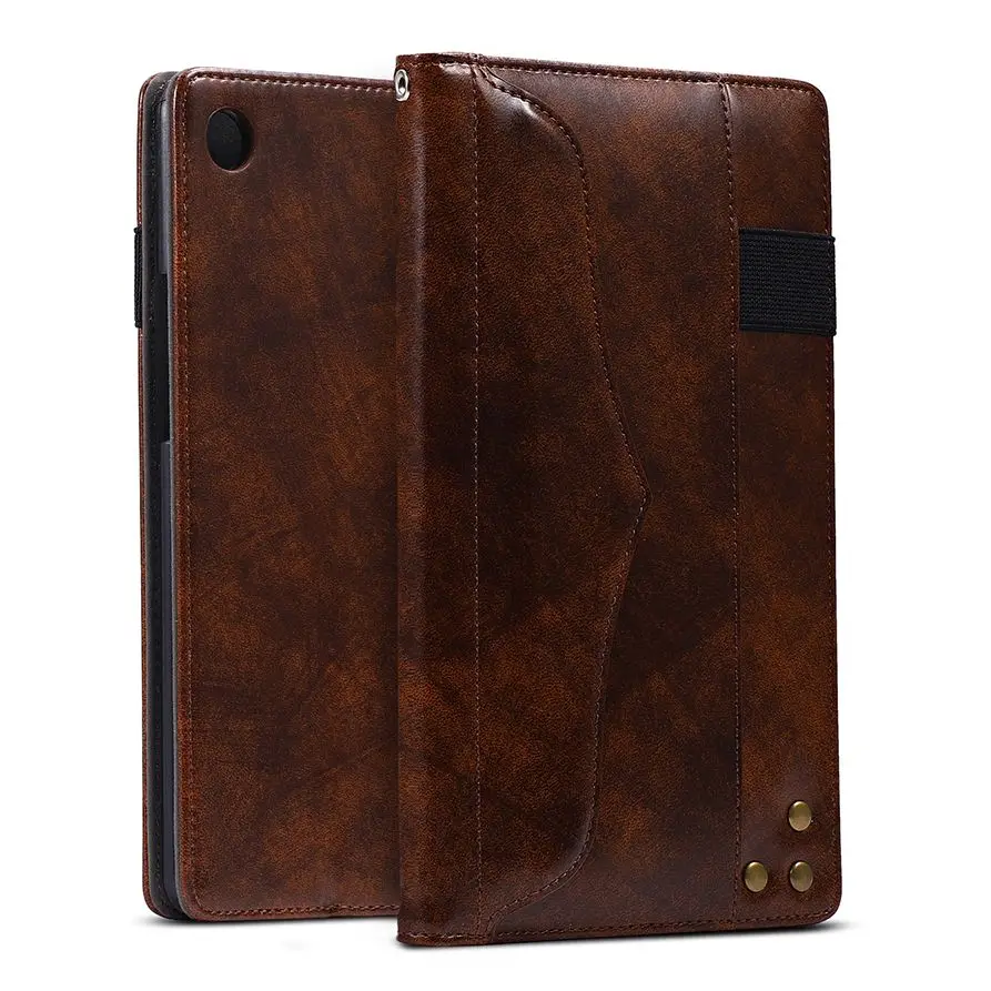 

Genuine Wallet Leather Case For Huawei MediaPad M5 8.4 SHT-W09 SHT-AL09 Book Magnetic Stand Sleep Wakup Smart Cover Case
