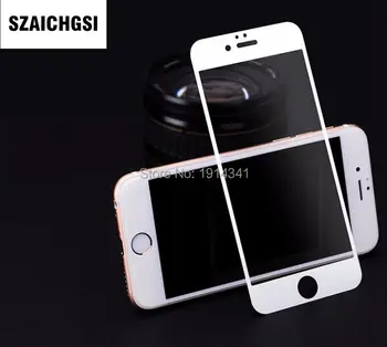 

SZAICHGSI 0.2mm For iPhone 6/6S Full Cover Tempered Glass Screen Protector Anti-Scratch Free Bubble wholesale 100pcs