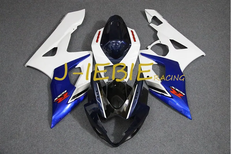 

Black white blue Injection Fairing Body Work Frame Kit for SUZUKI GSXR 1000 GSXR1000 K5 2005 2006
