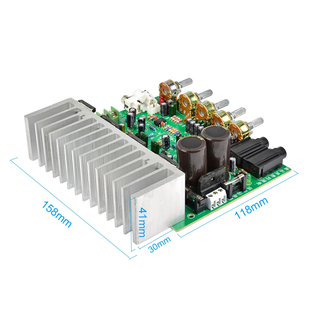 AIYIMA аудио усилитель мощности плата 250 Вт+ 250 Вт HIFI стерео усиление цифровой реверберации усилитель мощности с регулятором тона