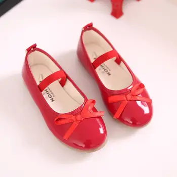 

KKABBYII Kids Girls Shoes Princess Flat Fashion Casual Leather Flowers Party Dress Shoes Baby Butterfly Enfants