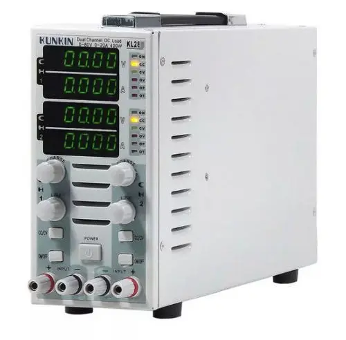 

220V KL283 Dual Channel Adjustable LCD DC Electronic Load 300W 80V 30A