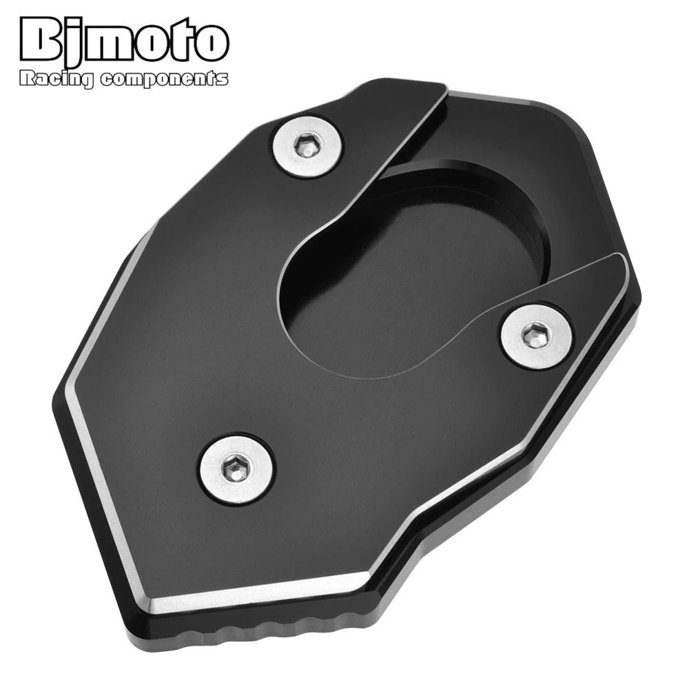 CNC Side stand Enlarge Kickstand Extension Foot Plate Pad For KawasakiZ900 Z900RS Z650 2017-2018 Gold