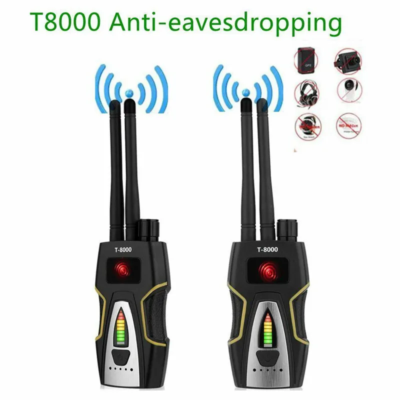 For K18 Bug Anti-spy Detector Camera RF Signal GSM Audio Bug Finder GPS Scan