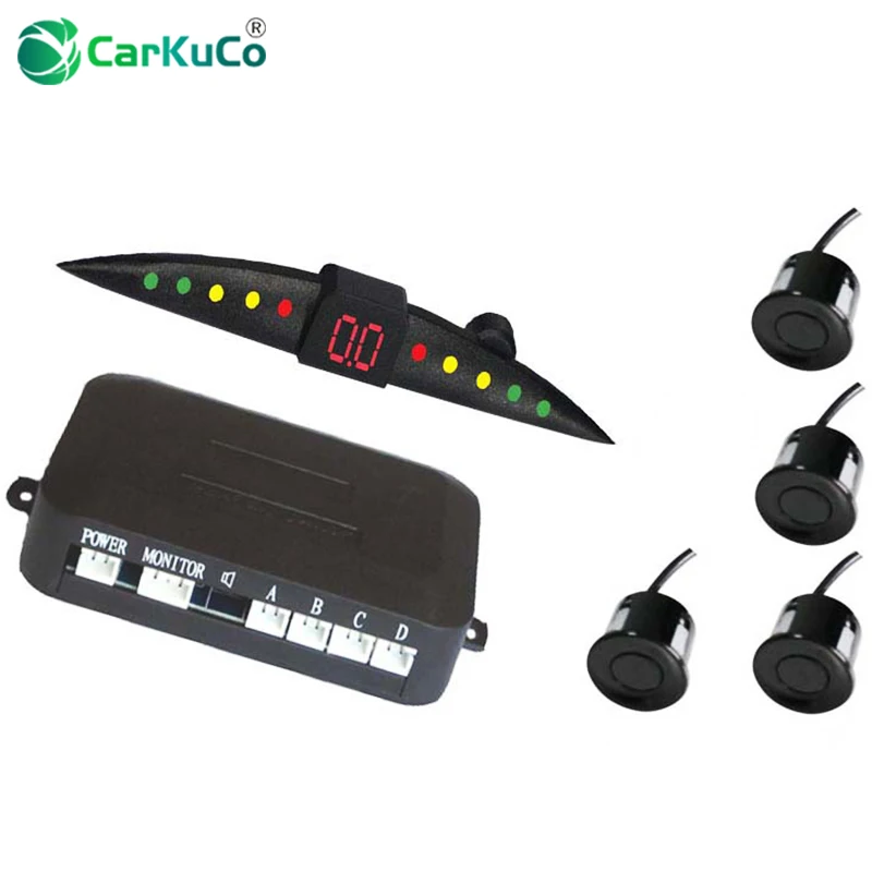 LED Car Parking Sensor Monitor Auto Reverse Backup Radar Detector