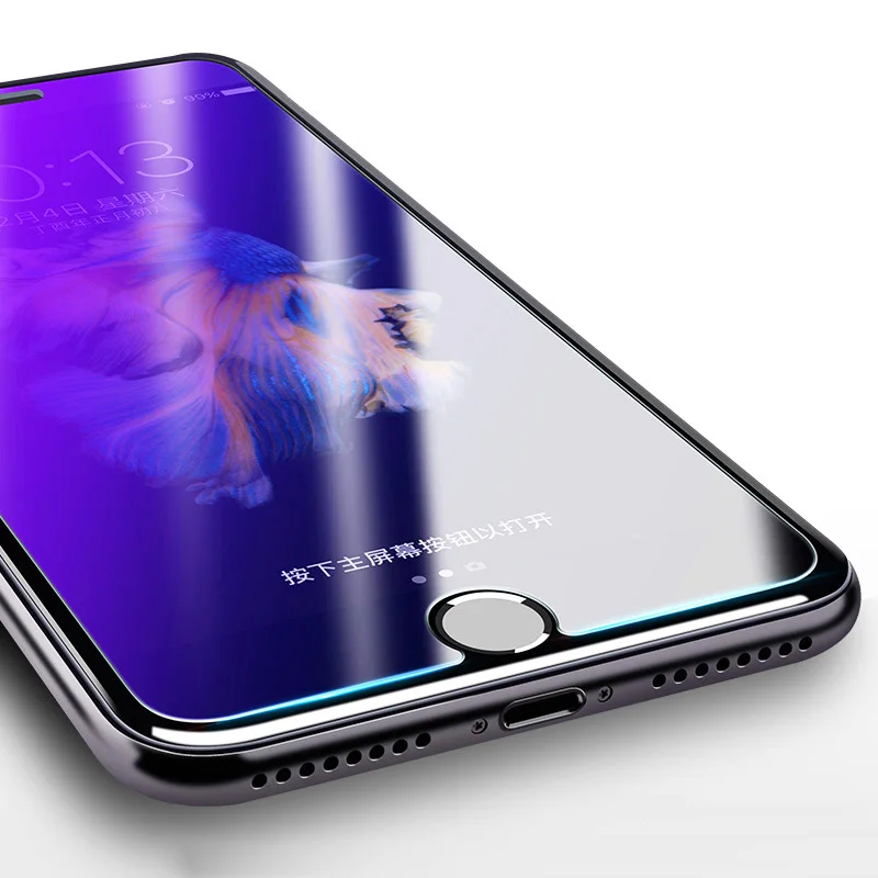 KIP71384_6_Anti Blue Light Tempered Glass for iPhone 6 6S 7 8 Plus XS XR XS Max 9H 2.5D Protective Film