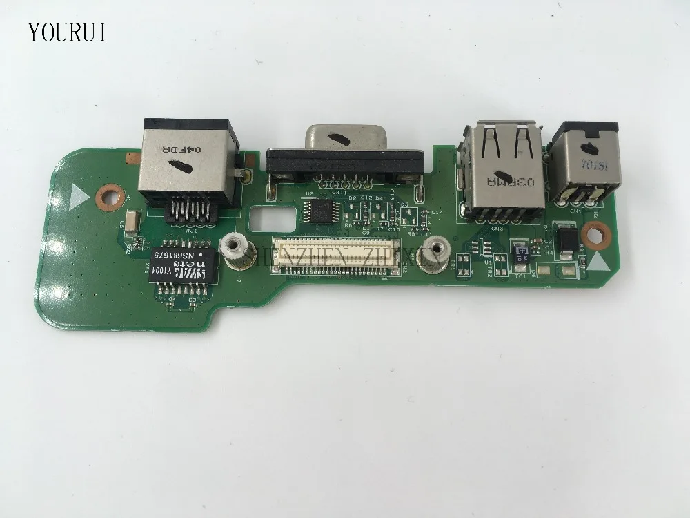 Зарядная плата для DELL INSPIRON 1545 USB разъем постоянного тока LAN VGA 48. 4aq03. 021 хорошо протестировано|Компьютерные