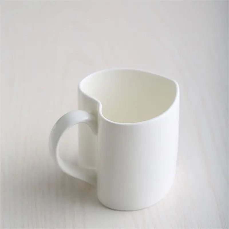 2шт, 420 мл, простая белая костяная фарфоровая чашка в форме сердца, чашки Эспрессо для влюбленных, фарфоровая чашка для хранения, чашка для кафе, милая кружка, чашка кофе
