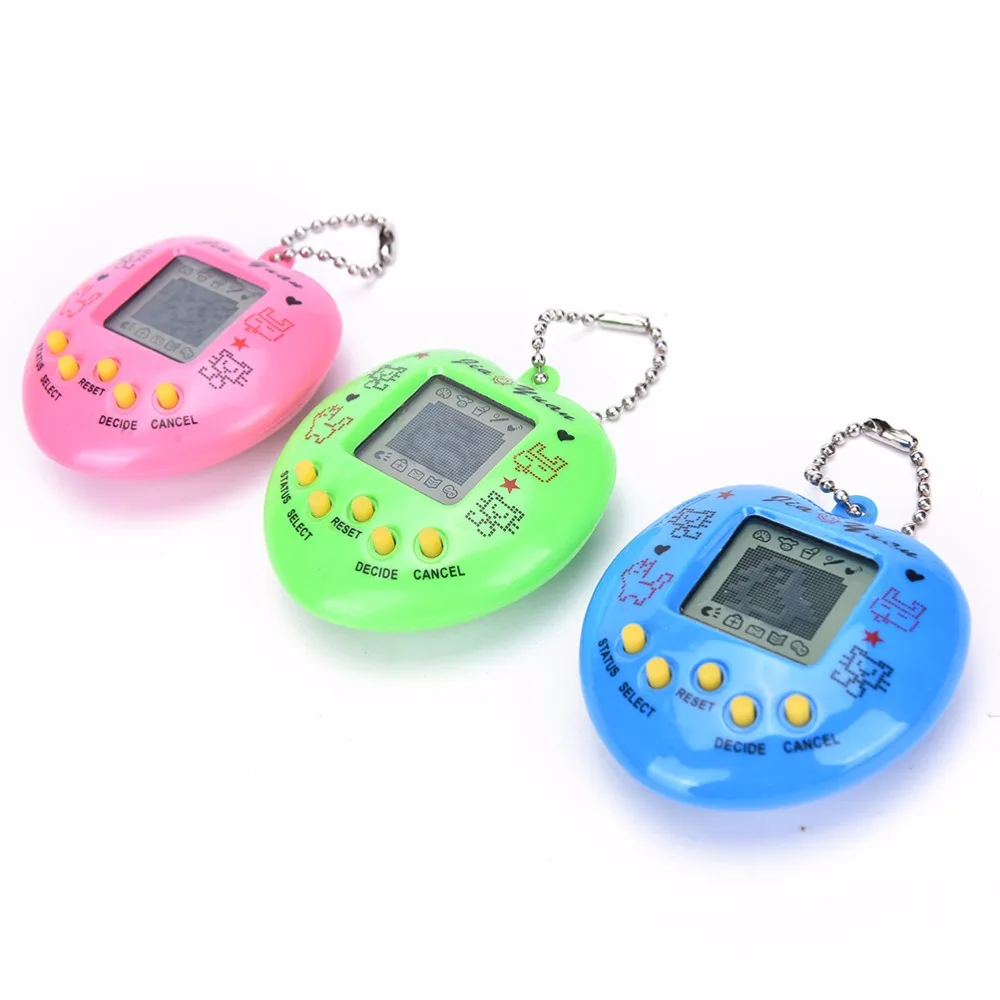 

Hot 1pc electronic pet game machine Tamagochi 168 pet in 1 Learning Education toys For children