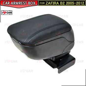 

For Opel Zafira B 2005-2012 car armrest storage box center console leather arm rest cup holder central part car styling MA