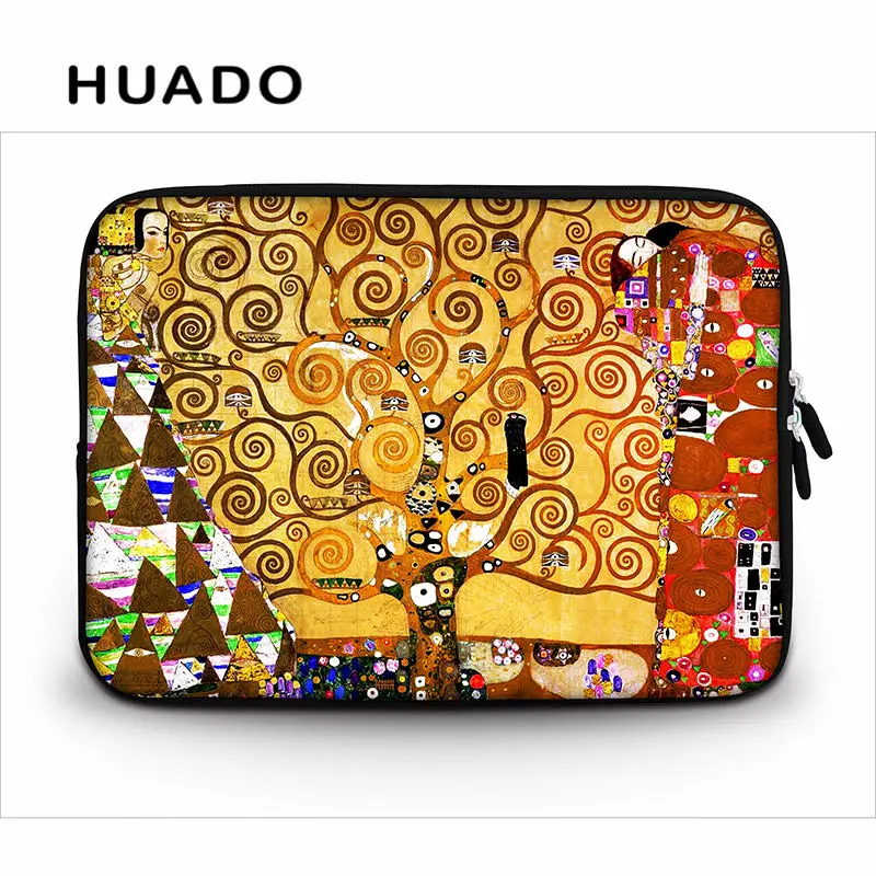 laptop case Картина маслом блокнот с рисунком рукав 17 дюймов портативный чехол для ноутбука 15,6 сумки 14 дюймов 1" 12" чехол для acer/hp/xiaomi mi pro/lenovo - Цвет: laptop case