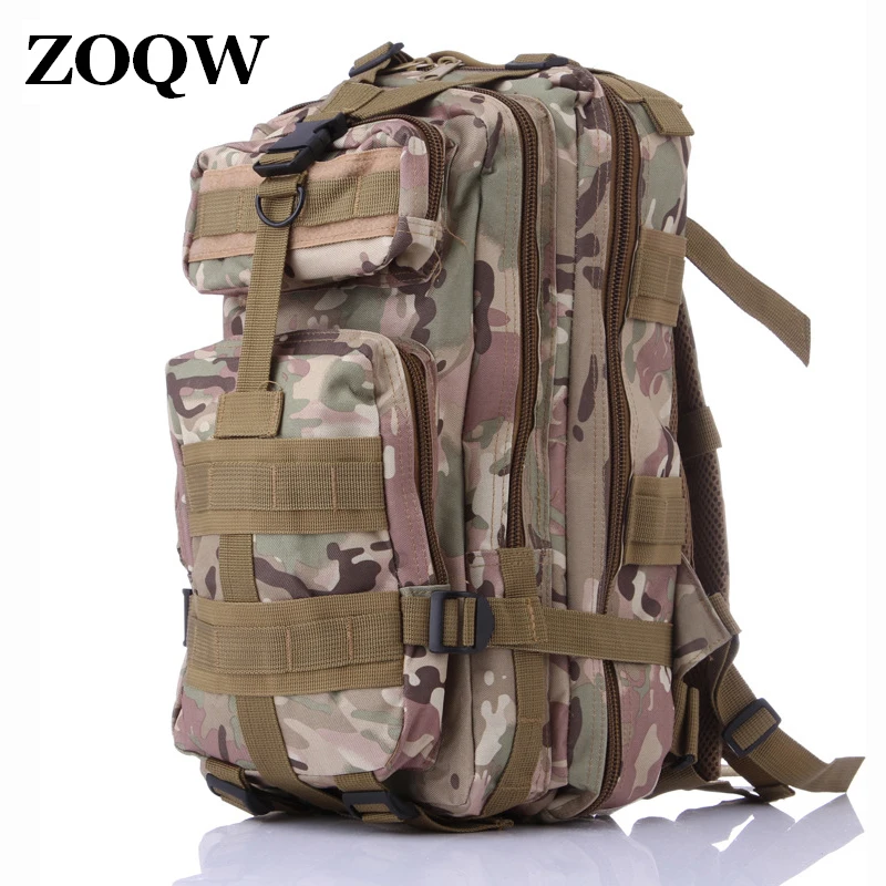 3P Military Backpack Men Sack Waterproof Bag Camouflage Printing