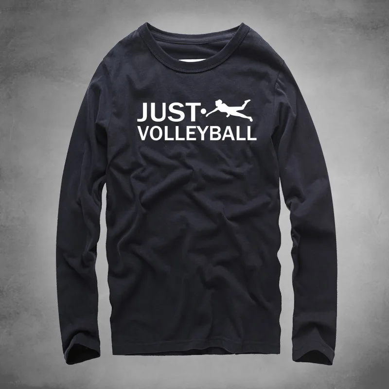 2017-New-Brand-Top-T-Shirt-Fashion-Just-Volley-ball-Printed-Long-Sleeve-Slim-Fit-T (3)