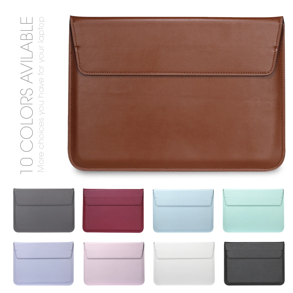 VOGROUND New Leather Sleeve Protector Bag Case For Apple Macbook Air Pro Retina 11 12 13 15 Laptop Cover For Mac book 13.3 inch VOGROUND New Leather Sleeve Protector Bag Case For Apple Macbook Air Pro Retina 11 12 13 15 Laptop Cover For Mac book 13.3 inch