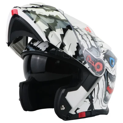 TORC moto rcycle шлем флип-ап шлем мото rbike moto rcross Полный лицевой шлем capacete cascos para moto ECE T271 гоночный шлем - Цвет: Design 7