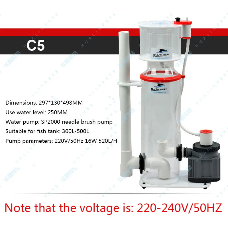 Bubble-маг сепаратор протеина коралловый цилиндрический фильтр аквариумный скиммер аквариум C3 C3+ C3.5 C5 C5A C5.5 C6 C7 C9