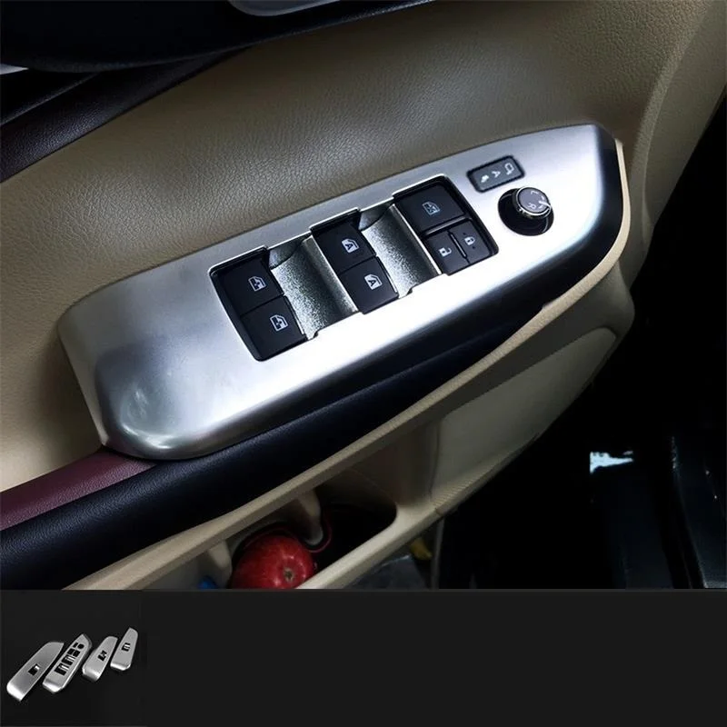 

Dashboard Door Handle Control System Interior Promote Auto Modified Covers Car Styling 15 16 17 18 FOR Toyota Highlander